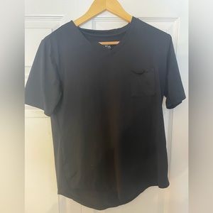 Women Black Short Sleeve Shirt.